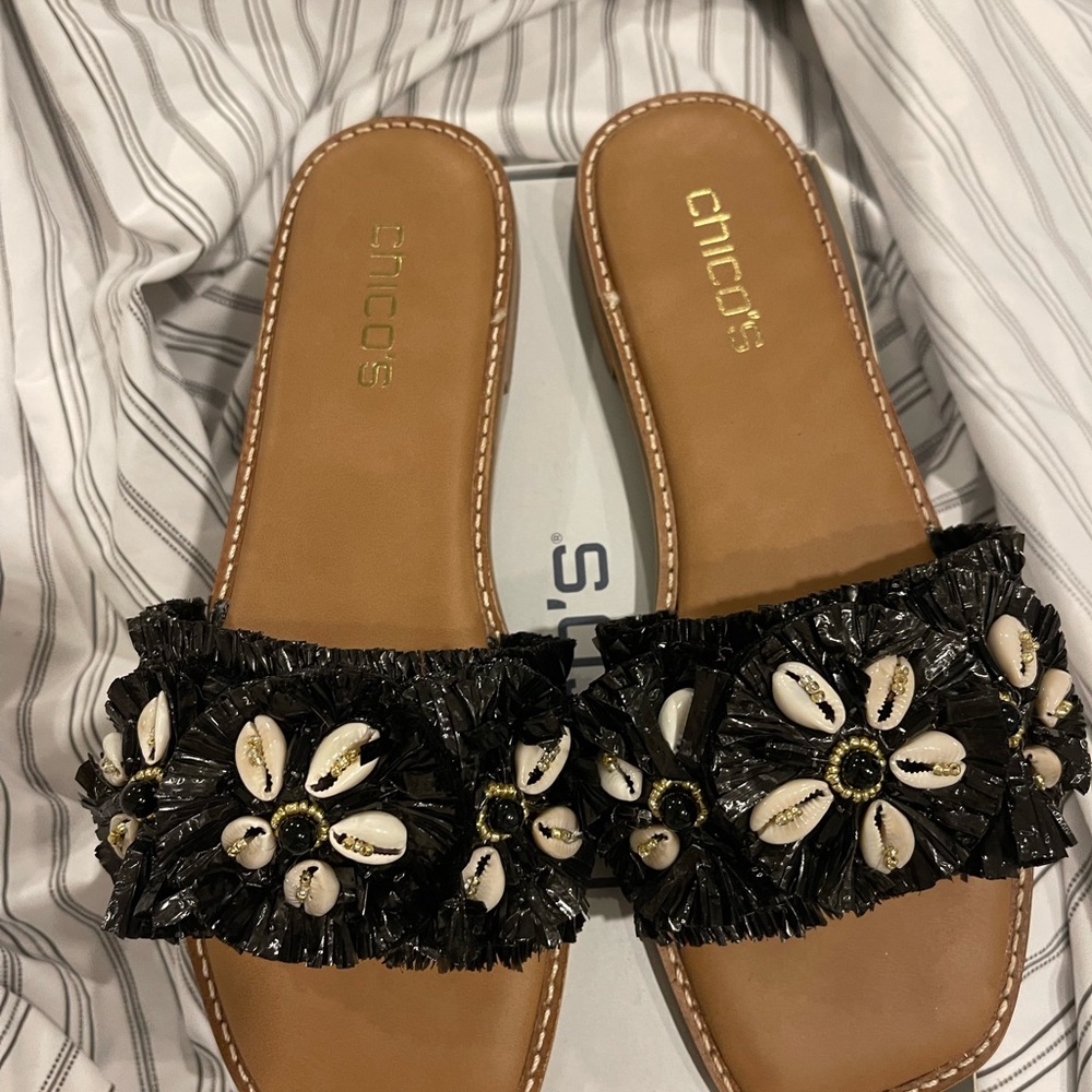 Brand New Chico’s Sandals/slides